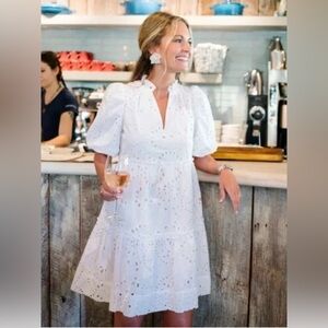 Tuckernuck White Eyelet Mini Dress
